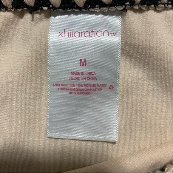 Xhilaration black netting over light nude lining bikini bottom size Medium - Picture 4 of 5